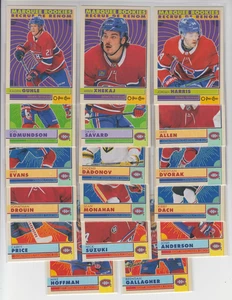 22/23 OPC Montreal Canadiens Retro w/RCs (17 Cards) Harris Guhle RC Harris RC + - Bild 1 von 1