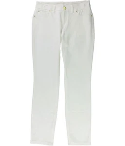I.N.C Womens Curvy Ponte Skinny Casual Chino Pants, washedwhite, 4 - Picture 1 of 1