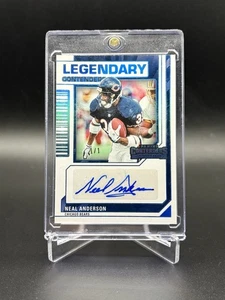 Panini Contenders Neal Anderson Platinum Legendary Contenders 2023 automático #1/1 - Imagen 1 de 2