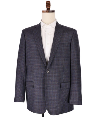 Brooks Brothers Sport Coat 40R Blue Brown Plaid Reda 1865 Italian Flannel Wool - Image 1 of 4