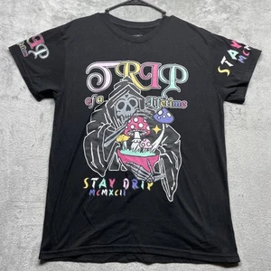 Fresh Laundry T Shirt Unisex Large Tripp Of A Lifetime Graphic Crew Reaper - Picture 1 of 8