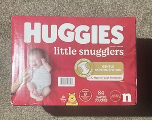 Huggies Little Snugglers Newborn Windeln 84 Stück Auslaufschutz Disney - Bild 1 von 2