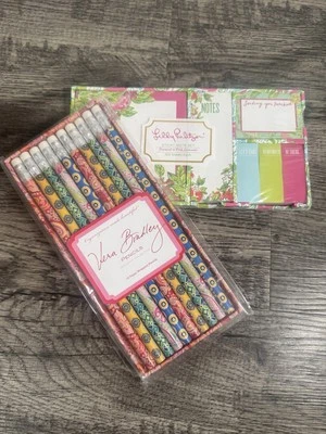Набор липких нестационарных карандашей Lilly Pulitzer и набор обернутых карандашей Vera Bradley  - Изображение 1 из 4