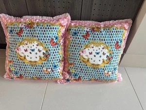 Maßgefertigte Versace rosa Schmetterling Kissen - 2 x 18" quadratisch - Bild 1 von 6