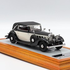 1933 Ilario il174 1/43 Horch 780 Sport Cabriolet Beige/Black Closed Car
