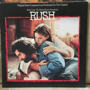 RUSH - Banda sonora Eric Clapton-- 2 caras PROMO LP cubierta resbaladiza / póster 12"x12" - Imagen 1 de 2