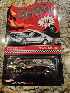 2002 Hot Wheels RLC Redline Club Exclusive Custom Mustang Red Stripe - Picture 1 of 2