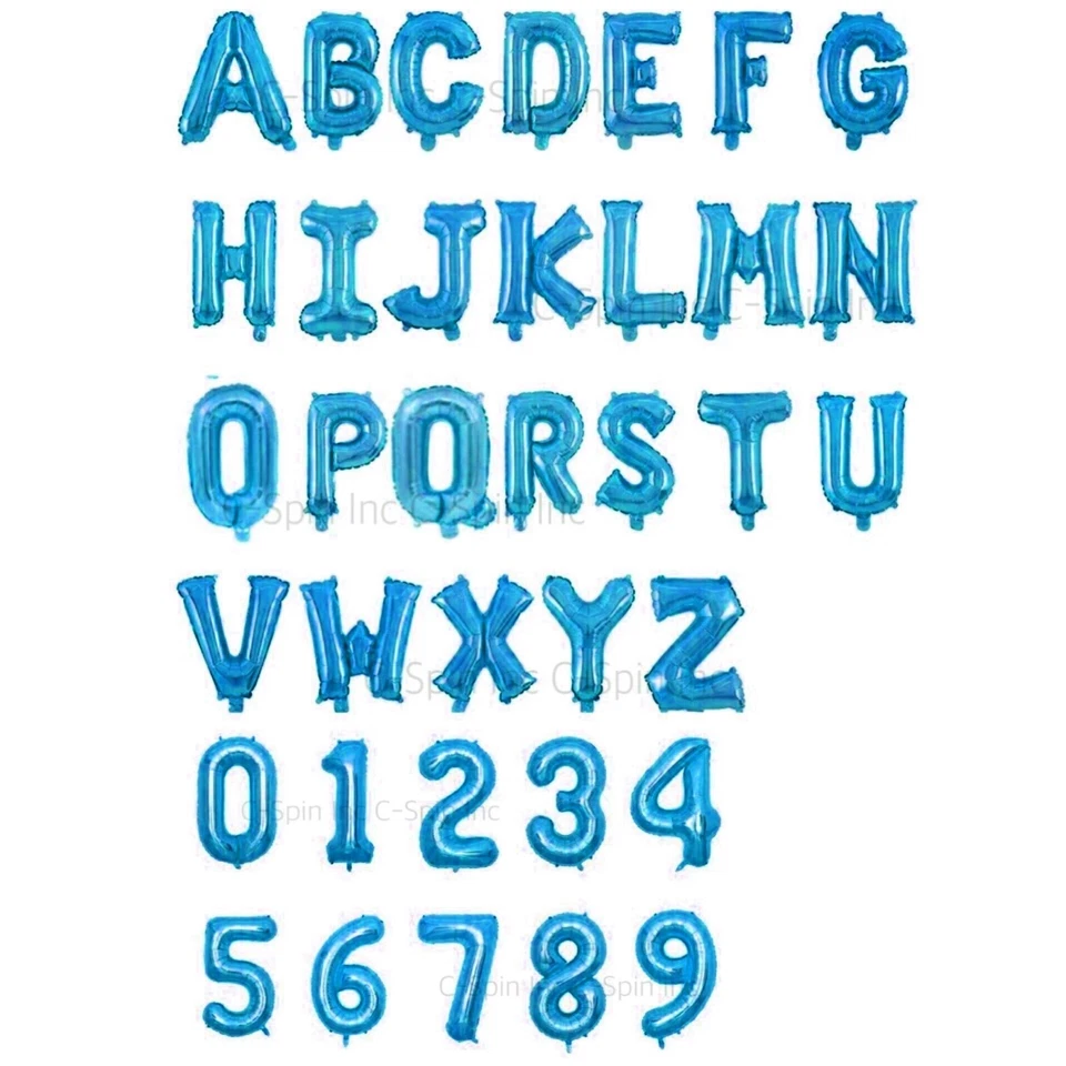 16" Letter Number Foil Balloon Custom Phrase Birthday Wedding Party Graduation - Image 1 of 1