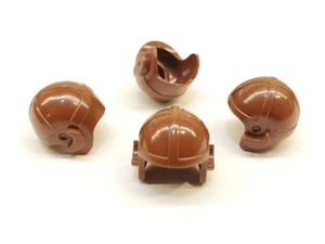 4x- LEGO rotbraune Minifigur, Kopfbedeckung Kappe, Flieger (30171) Neu - Bild 1 von 1