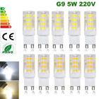 5pcs Dimmable G9 Led 3w / 5w Light Bulb Smd2835 Replacement For G9 Halogen Bulbs