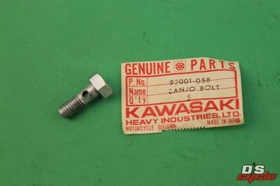 NEW OEM Kawasaki Banjo Bolt W1 W1SS W2SS W2TT Commander 92001-058 NOS - Image 1 of 4