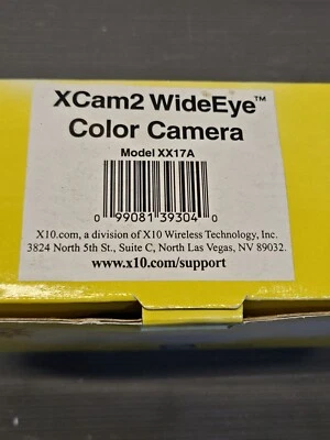 Cámara de Seguridad X10 XCam2 WideEye Color Modelo XX17A Nueva Stock Antiguo Foto 1 de 4