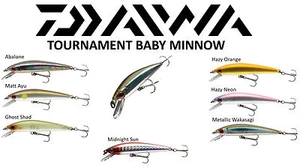 DAIWA TOURNAMENT - BABY MINNOW 60mm // Wobbler in 7 versch. Farben - Bild 1 von 10