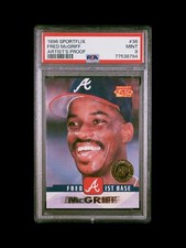 1996 Sportflix #36 Fred McGriff Artist Proof PSA 9 MINT