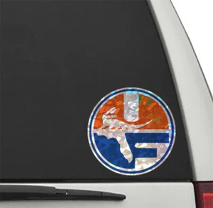 Florida Gators HOLOGRAPHISCHES PELL SHIELD LOGO Vinyl Aufkleber UF Auto LKW Aufkleber - Bild 1 von 1
