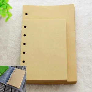 45 Blatt A5/A6/A7 Blanko Kraft Planer Tagebuch Einlage Nachfüllplan Organizer - Bild 1 von 12