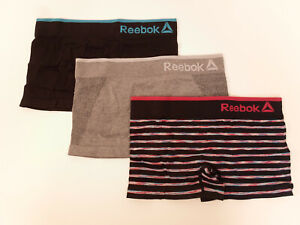 REEBOK 3-Pack Seamless Boyshorts Panty Set 