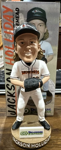2022 Jackson Holliday Delmarva Shorebirds SGA Bobblehead Baltimore Orioles Cover
