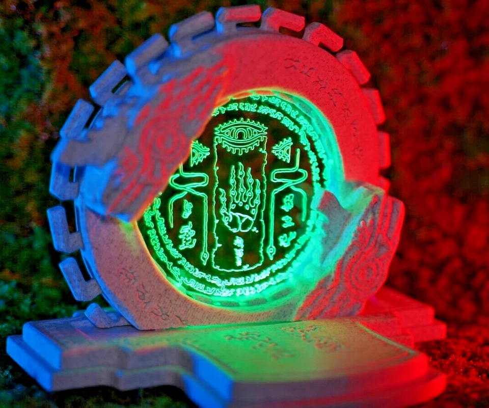 Zelda Zonai Shrine Portal Ouroboros Statue Lamb 3D Print Collectible Fan Art Pop - Image 1 of 4