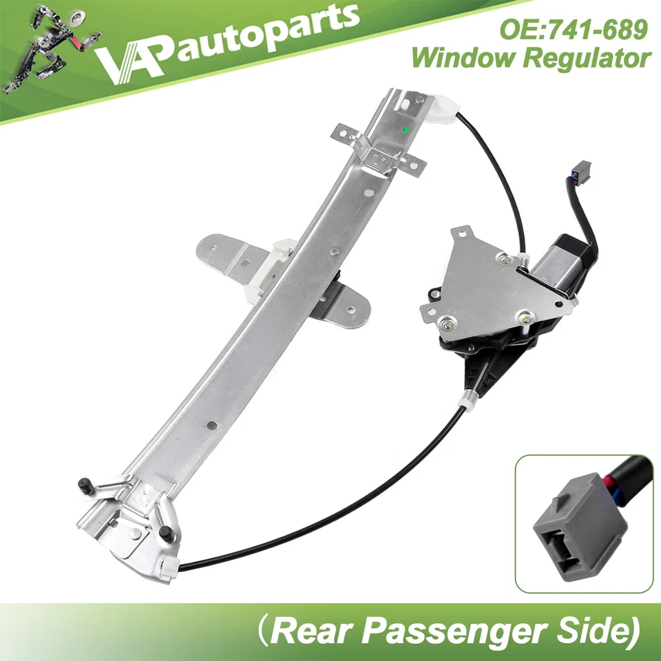Regulador de ventana eléctrica trasero derecho con motor Lincoln Town Car 1998-2011 Foto 1 de 4