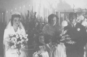 Boda Fiesta Novia Invitados Flores Velas Grupo Alegre Retrato Momento *Pliegue - Imagen 1 de 3