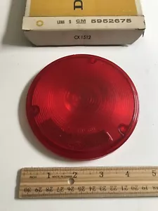 NOS GM 1960-1964 Chevy Truck Tail Light Stop Lamp Lens #5952675 “GUIDE RID-60” - Picture 1 of 9