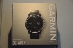 Garmin 010-02496-09 D2 Air X10 Aviator Smartwatch GPS Pilot Aviation Watch