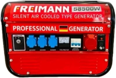 Notstromaggregat S8500W Benzin Freimann  Stromerzeuger Generator Aggregat Leise - Bild 1 von 4