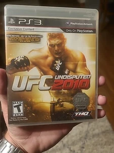 RARE UFC Undisputed 2010 (Sony PlayStation PS3, 2010) Complete Game W/ Manual - Picture 1 of 5