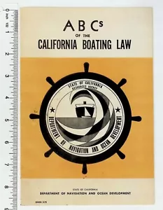 ABC Of California Bootsrecht Heft 60er Jahre - Bild 1 von 5