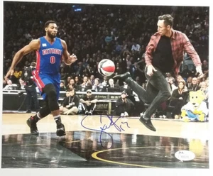 JSA COA Steve Nash Signed Auto Autograph 8x10 Photo Andre Drummond Kick Dunk - Picture 1 of 4
