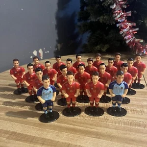 Minigols Spain National Team Lot Of 22 Figures Soccer - Picture 1 of 4