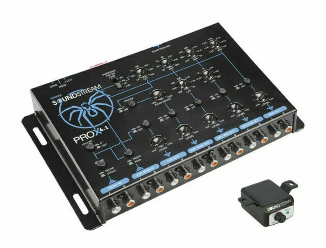 Soundstream PROX4.1 4 Way Electronic Crossover Optimized for Extreme SPL Applications