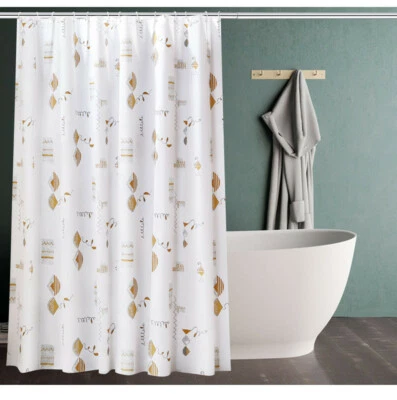 Duschvorhang Badewannenvorhang Bad Vorhang Hotel Dekoration Wannenvorhang Groß - Bild 1 von 4