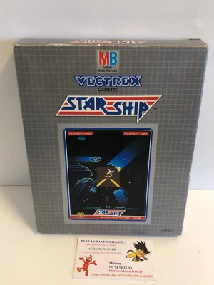 Jeu Vidéo Retro Star Ship ! Complet Boîte Vectrex MB FRA Overlay CIB Electronics - Photo 1/4