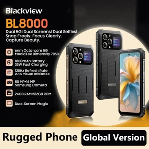 Blackview BL8000 5G Rugged Phone 6.78" 2.4K FHD+ 120Hz 24GB+512GB 8800mAh 50MP - Picture 1 of 13