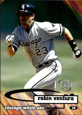 1998 SkyBox Dugout Axcess Robin Ventura 60 Chicago White Sox - Image 1 of 2