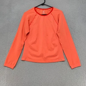 Patagonia Base Layer Girls XL Long Sleeve Capilene Baselayer Orange Ski Hike - Picture 1 of 12