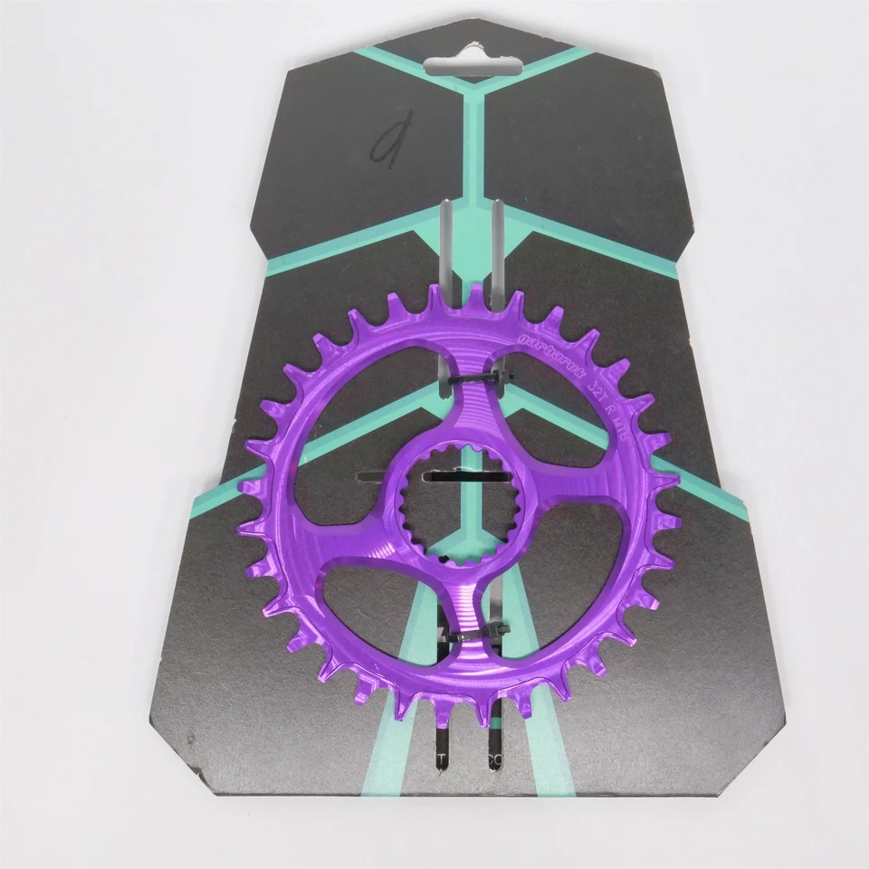 Garbaruk Catena 32t Shimano XTR M9100 Tonda 12 Velocità Montaggio Diretto Viola - Immagine 1 di 1