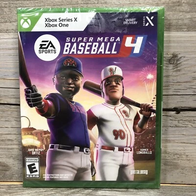 EA Sports Super Mega Baseball 4 - Xbox Series X Xbox One SEALED Video Games - Image 1 of 2