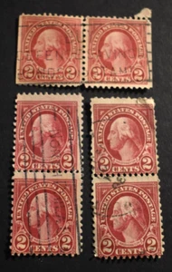 6 - 1926 US Stamps Sc #634 - 2 Cent Washington - Used - Picture 1 of 2