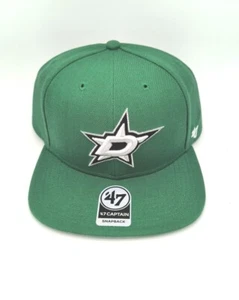 Dallas Stars NHL '47 Brand Hat Cap Green Clean Up Adjustable Strapback Hockey  - Picture 1 of 6