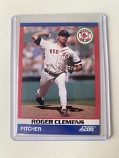 Roger Clemens Boston Red Sox 1991 Score Superstar #50
