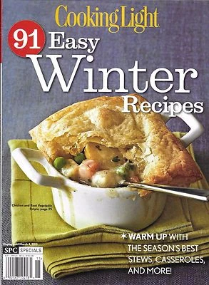 Cooking Light Easy Winter Recipes Magazine Best Stews Casseroles Meats Seafood - Image 1 of 4