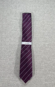 Alfani Tie Men's Paxton Stripe Red Classic Skinny MSRP $55.00 - Picture 1 of 2