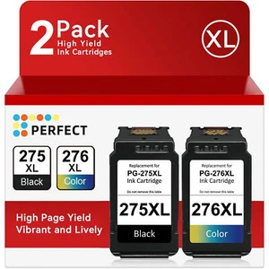 PG-275XL CL-276XL Ink Cartridge compatible with Canon Pixma TR4722 TR4700 TS3722 - Picture 1 of 11