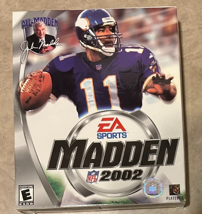 Madden NFL Football 2002 in Big Retail Box Game NEW Factory Sealed PC - Image 1 of 1