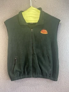Overseas Adventure Club Green Full Zip Men's Fleece Vest Size Xl - Picture 1 of 6