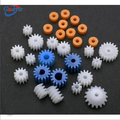 Kit 26pz ingranaggi vite plastica assortiti robot modellini auto aerei 2-4mm - Immagine 1 di 3