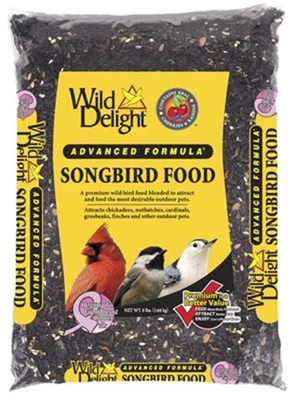 Wild Delight Songbird Sunflower Seeds Wild Bird Food 8 lb (Pack of 2) - Image 1 of 3
